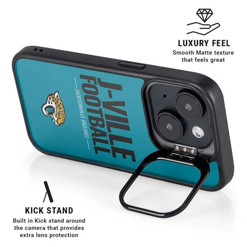 NFL Jacksonville Jaguars Team Motto iPhone 14 Plus Kickstand Case