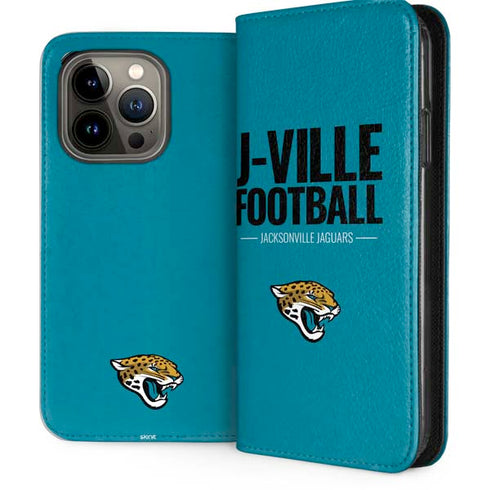 NFL Jacksonville Jaguars Team Motto iPhone 14 Pro Folio Case
