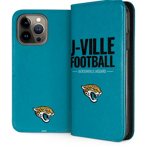 NFL Jacksonville Jaguars Team Motto iPhone 15 Pro Max Folio Case