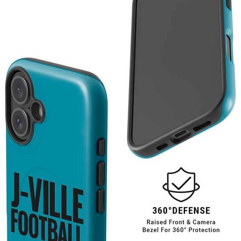NFL Jacksonville Jaguars Team Motto iPhone 16 Magsafe Impact Case