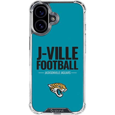 NFL Jacksonville Jaguars Team Motto iPhone 16 Plus Clear Case