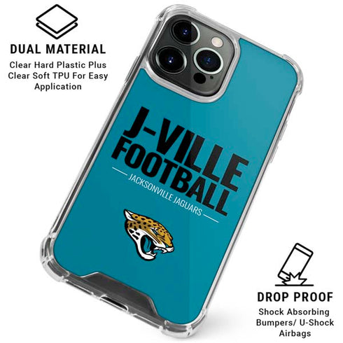 NFL Jacksonville Jaguars Team Motto iPhone 16 Pro Max Clear Case