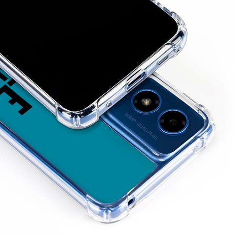 NFL Jacksonville Jaguars Team Motto Moto G 5G (2024) Clear Case