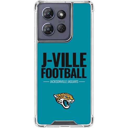 NFL Jacksonville Jaguars Team Motto Moto G Play 5G (2025) Clear Case