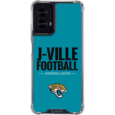 NFL Jacksonville Jaguars Team Motto Moto G Power 5G (2024) Clear Case