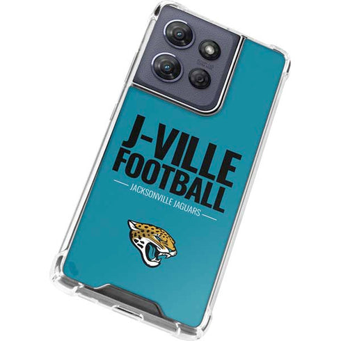 NFL Jacksonville Jaguars Team Motto Moto G Power 5G (2025) Clear Case