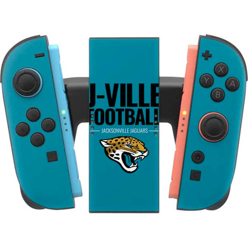 NFL Jacksonville Jaguars Team Motto Nintendo Switch 2 (2025) Joy-Con Controller Skin
