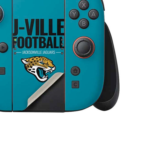 NFL Jacksonville Jaguars Team Motto Nintendo Switch 2 (2025) Joy-Con Controller Skin