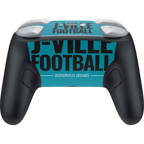 NFL Jacksonville Jaguars Team Motto Nintendo Switch 2 (2025) Pro Controller Skin