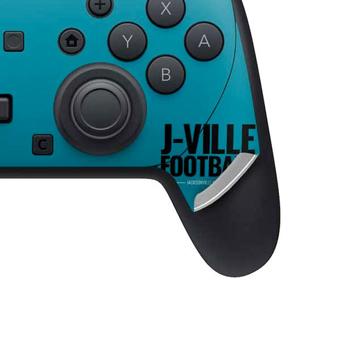 NFL Jacksonville Jaguars Team Motto Nintendo Switch 2 (2025) Pro Controller Skin