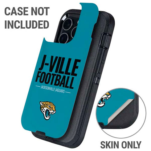 NFL Jacksonville Jaguars Team Motto Otterbox Defender iPhone Skin