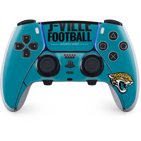 NFL Jacksonville Jaguars Team Motto PS5 DualSense Edge Pro Controller Skin