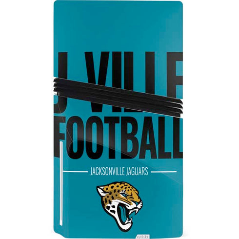 NFL Jacksonville Jaguars Team Motto PS5 Pro Disk Console Skin