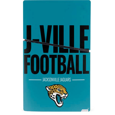 NFL Jacksonville Jaguars Team Motto PS5 Slim Digital Edition Console Skin