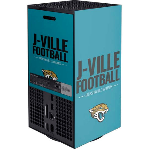 NFL Jacksonville Jaguars Team Motto XBox Series X Digital Edition Console Skin