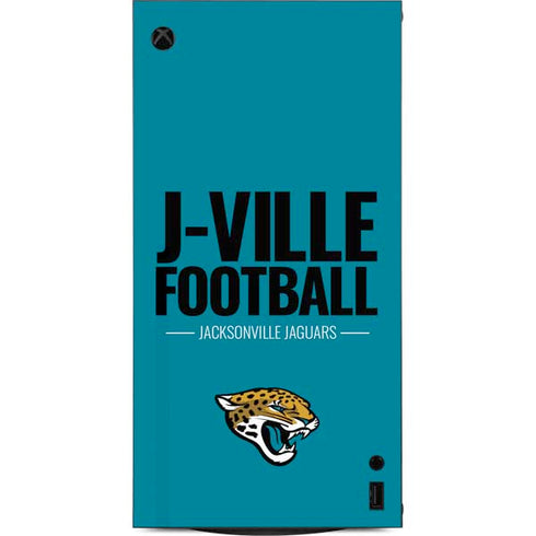 NFL Jacksonville Jaguars Team Motto XBox Series X Digital Edition Console Skin