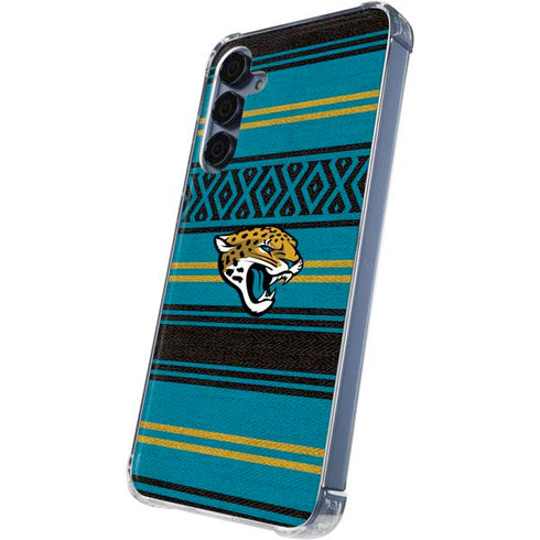 NFL Jacksonville Jaguars Trailblazer Galaxy A35 5G Clear Case