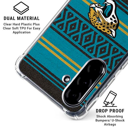 NFL Jacksonville Jaguars Trailblazer Galaxy A36 5G Clear Case