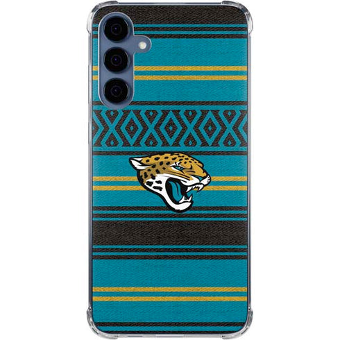 NFL Jacksonville Jaguars Trailblazer Galaxy A55 5G Clear Case