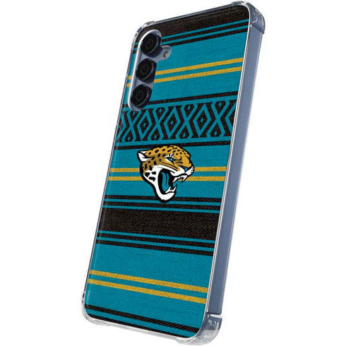 NFL Jacksonville Jaguars Trailblazer Galaxy A55 5G Clear Case