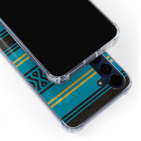 NFL Jacksonville Jaguars Trailblazer Galaxy A55 5G Clear Case