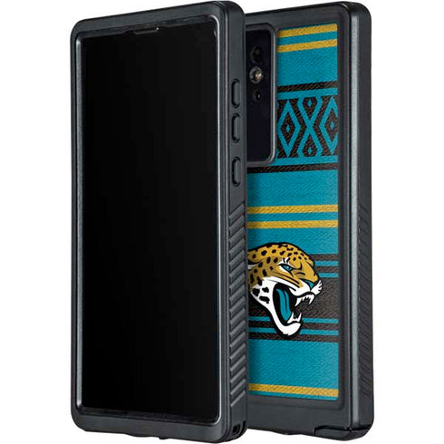 NFL Jacksonville Jaguars Trailblazer Galaxy S24 Ultra Waterproof Case