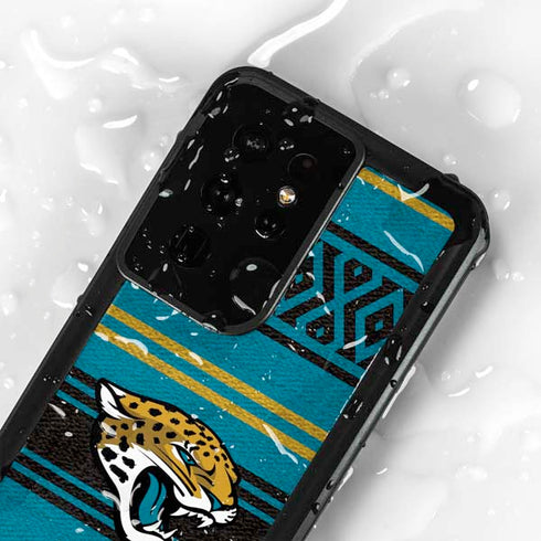 NFL Jacksonville Jaguars Trailblazer Galaxy S24 Ultra Waterproof Case