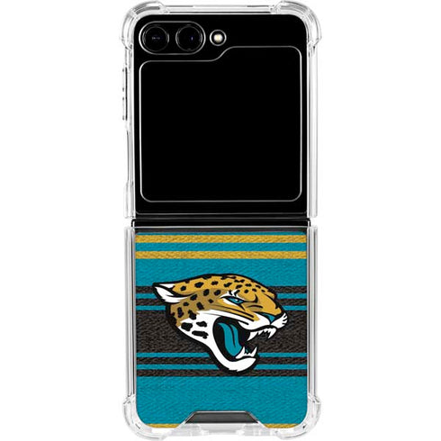 NFL Jacksonville Jaguars Trailblazer Galaxy Z Flip6 Clear Case