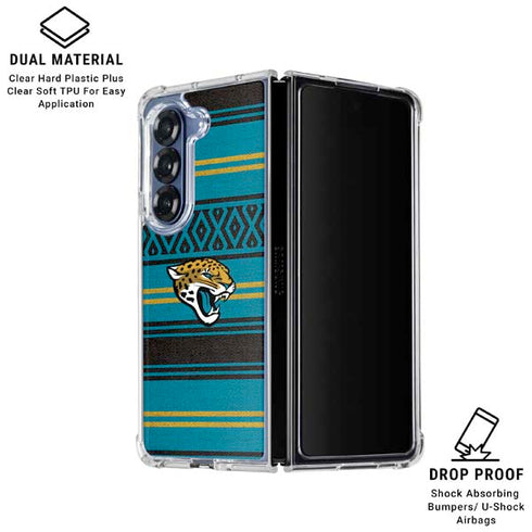 NFL Jacksonville Jaguars Trailblazer Galaxy Z Fold6 Clear Case