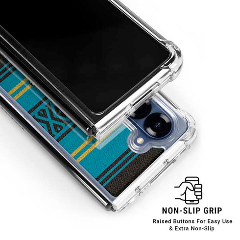 NFL Jacksonville Jaguars Trailblazer Galaxy Z Fold6 Clear Case