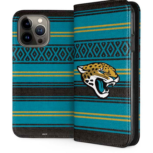 NFL Jacksonville Jaguars Trailblazer iPhone 13 Pro Max Folio Case