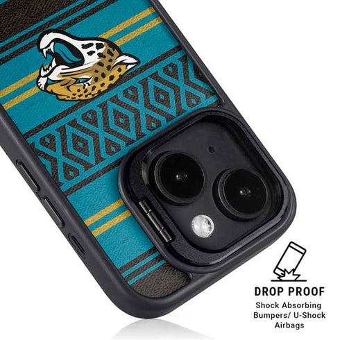 NFL Jacksonville Jaguars Trailblazer iPhone 14 Plus Kickstand Case