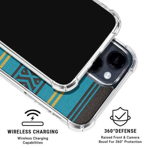 NFL Jacksonville Jaguars Trailblazer iPhone 15 Clear Case