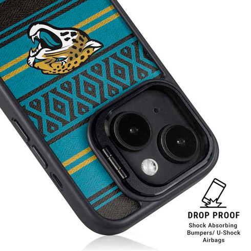 NFL Jacksonville Jaguars Trailblazer iPhone 15 Kickstand Case