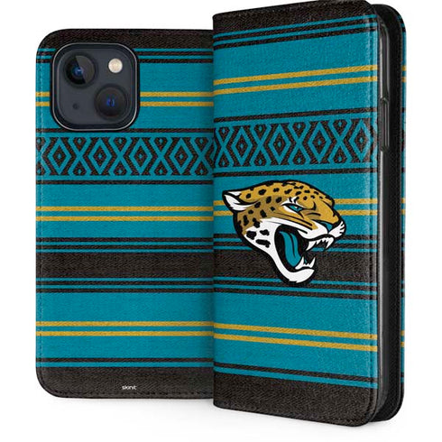 NFL Jacksonville Jaguars Trailblazer iPhone 15 Plus Folio Case