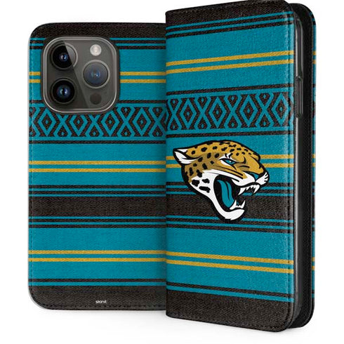 NFL Jacksonville Jaguars Trailblazer iPhone 15 Pro Folio Case