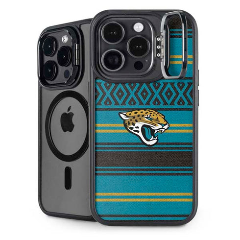 NFL Jacksonville Jaguars Trailblazer iPhone 15 Pro Max Kickstand Case