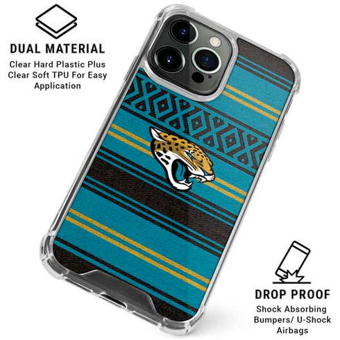 NFL Jacksonville Jaguars Trailblazer iPhone 16 Pro Clear Case
