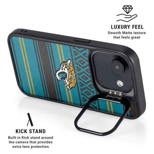 NFL Jacksonville Jaguars Trailblazer iPhone 16e Kickstand Case