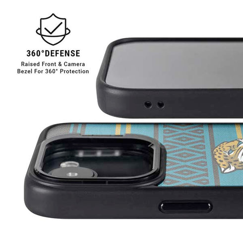 NFL Jacksonville Jaguars Trailblazer iPhone 16e Kickstand Case