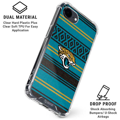 NFL Jacksonville Jaguars Trailblazer iPhone 16e Clear Case