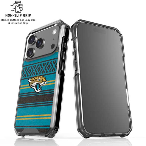 NFL Jacksonville Jaguars Trailblazer iPhone 18 Pro Clear Case