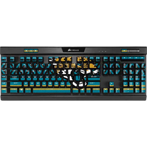 NFL Jacksonville Jaguars Trailblazer K95 RGB PLATINUM Mechanical Gaming Keyboard Skin