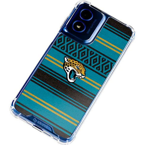 NFL Jacksonville Jaguars Trailblazer Moto G 5G (2024) Clear Case