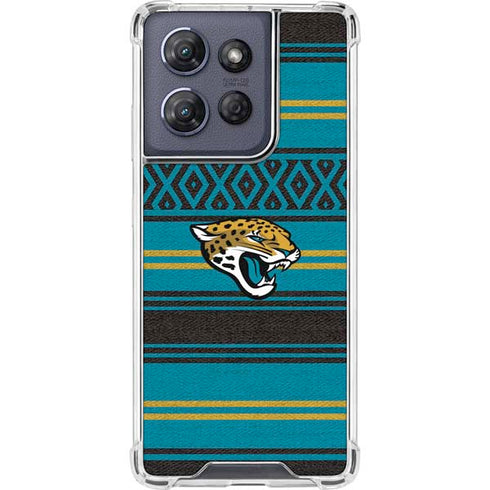 NFL Jacksonville Jaguars Trailblazer Moto G Play 5G (2025) Clear Case