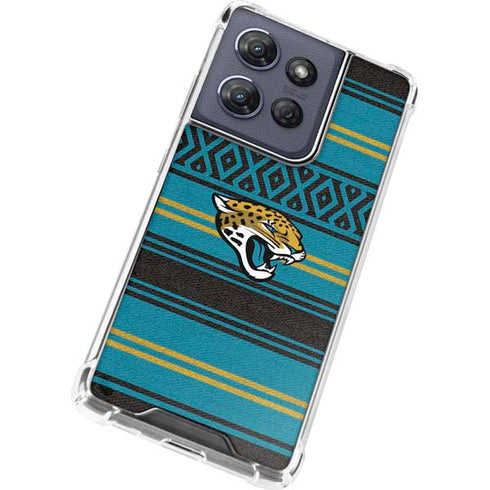NFL Jacksonville Jaguars Trailblazer Moto G Play 5G (2025) Clear Case