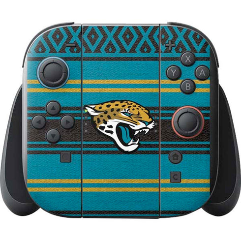 NFL Jacksonville Jaguars Trailblazer Nintendo Switch 2 (2025) with Joy-Con Skin
