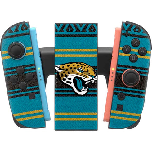 NFL Jacksonville Jaguars Trailblazer Nintendo Switch 2 (2025) Joy-Con Controller Skin