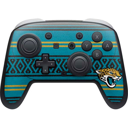 NFL Jacksonville Jaguars Trailblazer Nintendo Switch 2 (2025) Pro Controller Skin