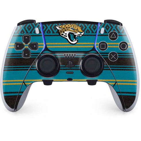 NFL Jacksonville Jaguars Trailblazer PS5 DualSense Edge Pro Controller Skin